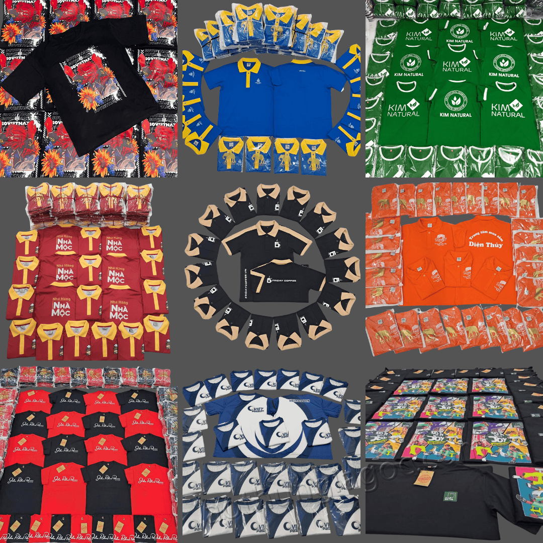 Áo thun may theo yêu cầu